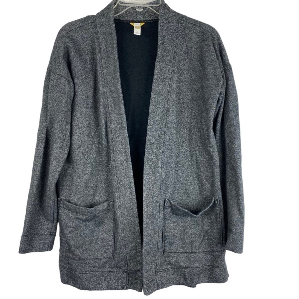 LOLE Sweatshirt Cardigan Gray Size Small